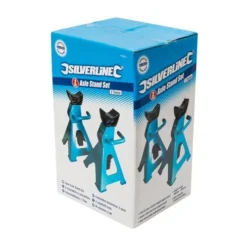 Silverline 2 Chandelles à Crémaillère 3 Tonnes à Effet Cliquet -Synthèse D'outils Boutique 2 chandelles a cremaillere 3 tonnes 763620 4