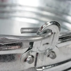 Silverline Lot De 3 Seaux Style Retro En Acier Galvanisé -Synthèse D'outils Boutique 3 seaux en acier galvanise pas cher