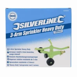 Silverline Arroseur Rotatif Professionnel à Trois Branches -Synthèse D'outils Boutique Arroseur rotatif Silverline 675070