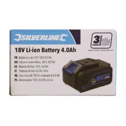 Batterie Silverline 18V Li-Ion 4 Ah -Synthèse D'outils Boutique Batterie Silverline 18V Li Ion 4 Ah 958535 4