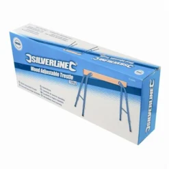 Silverline Chevalet Tréteau De Sciage Ajustable -Synthèse D'outils Boutique Chevalet Silverline 513446