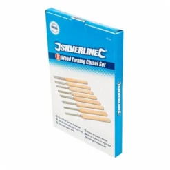 Silverline Jeu De 8 Ciseaux Pour Tour à Bois -Synthèse D'outils Boutique Ciseaux a bois Silverline 303159