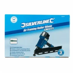Silverline Cloueuse à Charpente Cloueur Pneumatique 90 Mm 9 Silverline Cloueuse à Charpente Cloueur Pneumatique 90 Mm -Synthèse D'outils Boutique Cloueuse a charpente au meilleur prix