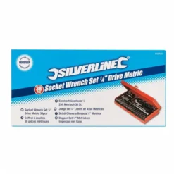 Silverline Coffret De Douilles 1/4" Avec Accessoires : Torx, BTR, Vissage. 38 Pièces -Synthèse D'outils Boutique Coffret de douilles professionnelles garanties