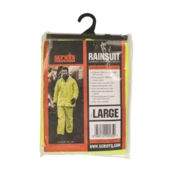 Scruffs Combinaison Imperméable 2 Pièces Jaune Taille XL -Synthèse D'outils Boutique Combinaison impermeable 2 pieces jaune Taille L T54555 3 1