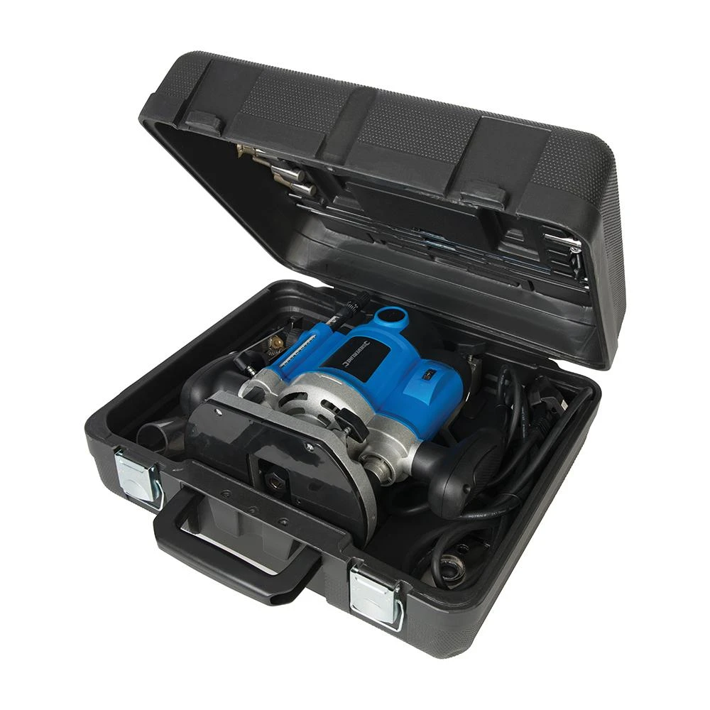 Silverline Défonceuse 2050 W Avec Pinces De Serrage Pour Fraises 1/4", 1/2", 8 Mm, 10 Mm Et 12 Mm 2 Silverline Défonceuse 2050 W Avec Pinces De Serrage Pour Fraises 1/4", 1/2", 8 Mm, 10 Mm Et 12 Mm – Image 2