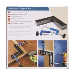 Destockage : Ensemble De Serrage Universel Rockler Clamp-It Avec équerre Et Serre-joints -Synthèse D'outils Boutique Destockage ensemble de serrage universel Rockler Clamp I 6