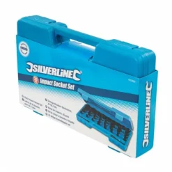 Silverline Coffret De Douilles Pour Clé à Choc. 35 Pcs Qualité Professionnelle -Synthèse D'outils Boutique Douilles pour cle a choc Silverline 633802