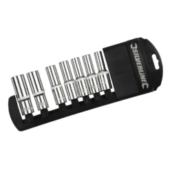 Silverline Jeu De 7 Douilles Profondes 1/2". 10 à 19 Mm -Synthèse D'outils Boutique Douilles profondes Silverline 196513