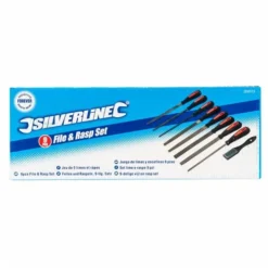 Silverline Jeu De Limes Et Râpes 9 Pcs -Synthèse D'outils Boutique Ensemble de limes et rapes
