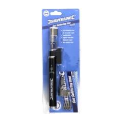 Silverline Fer à Souder Au Butane Avec 4 Pannes De Soudage -Synthèse D'outils Boutique Fer a souder au gaz butane Silverline 497837