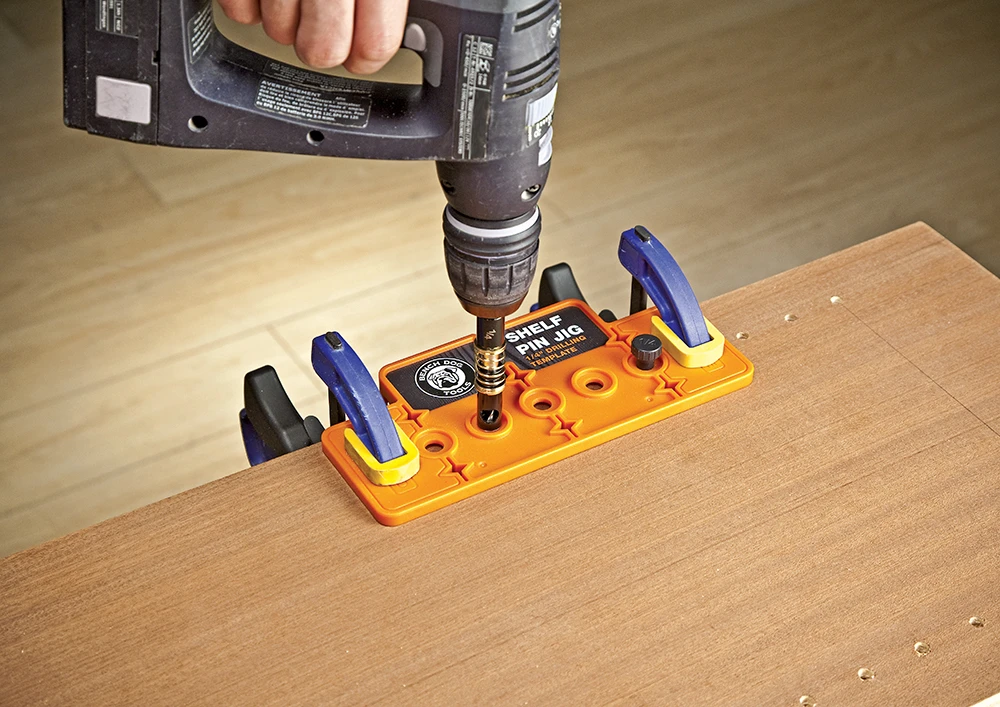 Gabarit De Perçage Pour étagère Avec Foret De 6.35 Mm 3 Gabarit De Perçage Pour étagère Avec Foret De 6.35 Mm – Image 3