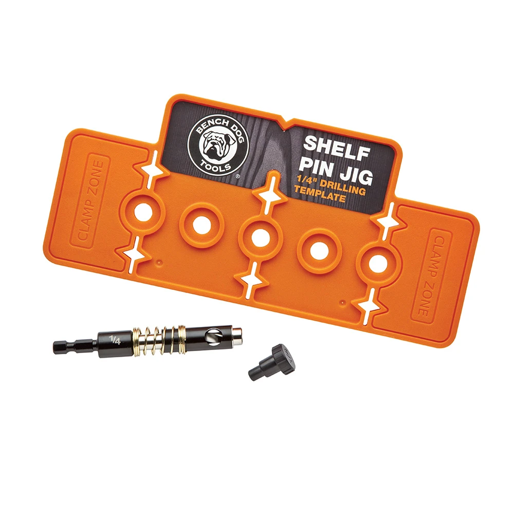 Gabarit De Perçage Pour étagère Avec Foret De 6.35 Mm 1 Gabarit De Perçage Pour étagère Avec Foret De 6.35 Mm