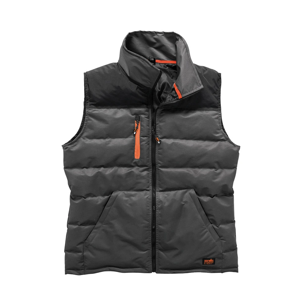 Scruffs Gilet Sans Manches Worker Gris Taille XL 1 Scruffs Gilet Sans Manches Worker Gris Taille XL