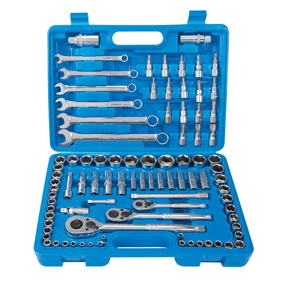 Silverline Coffret De Mécanicien Avec Clés Et Douilles. 90 Pièces 1 Silverline Coffret De Mécanicien Avec Clés Et Douilles. 90 Pièces