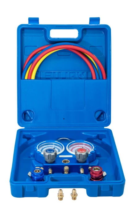 Manifold 1234yf Avec Raccords Pour Climatisation Automobile - TF-VMG2-R1234yf 2 Manifold 1234yf Avec Raccords Pour Climatisation Automobile - TF-VMG2-R1234yf – Image 2