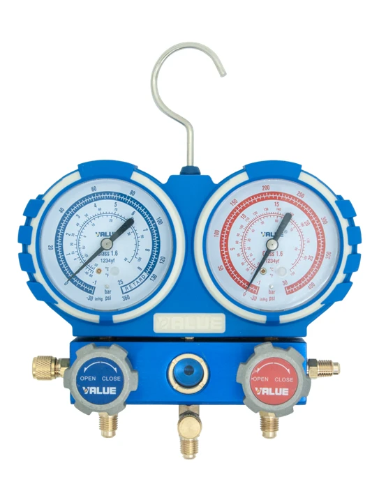 Manifold 1234yf Avec Raccords Pour Climatisation Automobile - TF-VMG2-R1234yf 1 Manifold 1234yf Avec Raccords Pour Climatisation Automobile - TF-VMG2-R1234yf