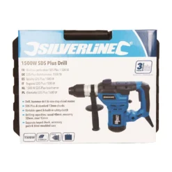 Silverline Marteau Perforateur SDS-Plus 1500 W -Synthèse D'outils Boutique Marteau perforateur SDS Plus 1500 W 982593