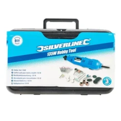 Silverline Mini Meuleuse Perceuse Ponceuse Graveuse Type Dremel -Synthèse D'outils Boutique Outil rotatif type dremel a prix discount