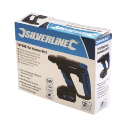Silverline Perceuse à Percussion SDS Plus à Batterie 18V Li-ion 4 Ah 7 Silverline Perceuse à Percussion SDS Plus à Batterie 18V Li-ion 4 Ah -Synthèse D'outils Boutique Perceuse a percussion SDS Plus a batterie 18V Li ion 4 A 3