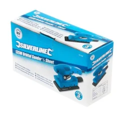 Silverline Ponceuse De Finition 135 W -Synthèse D'outils Boutique Ponceuse de finition 90 mm electrique