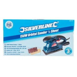 Ponceuse Vibrante 90 X 190 Mm 150 W - Silverline -Synthèse D'outils Boutique Ponceuse vibrante meilleur prix