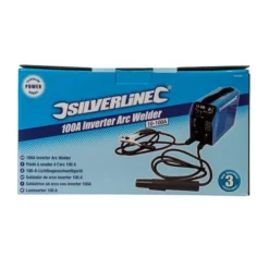 Silverline Poste à Souder MMA / TIG 100 A Avec Onduleur - 100 Ampères Max -Synthèse D'outils Boutique Poste a souder a larc TIG 100A