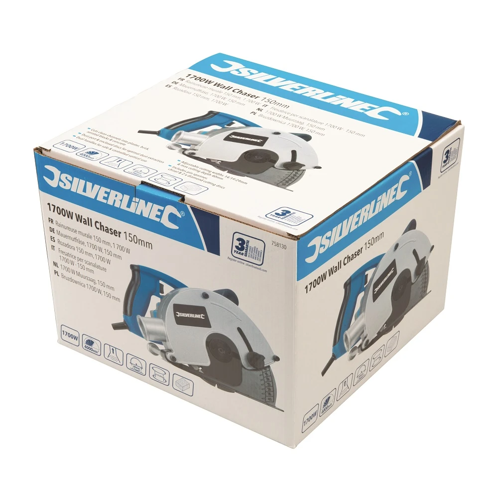 Silverline Rainureuse 1700 W 4 Silverline Rainureuse 1700 W – Image 4