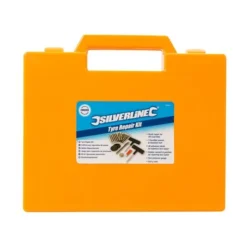 Silverline Kit De Réparation Pour Pneus Auto Tubeless Avec 30 Mèches -Synthèse D'outils Boutique Reparation du pneu automobile par lexterieur