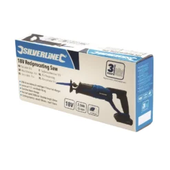 Silverline Scie Sabre Avec Batterie 18V Li-ion 2 Ah -Synthèse D'outils Boutique Scie sabre avec batterie 18V Li ion 2 Ah 953452 3