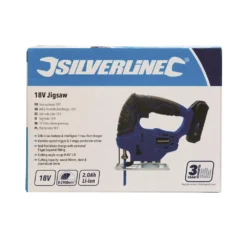 Silverline Scie Sauteuse 18V Avec Batterie Li-ion 2 Ah -Synthèse D'outils Boutique Scie sauteuse 18V avec batterie Li ion 2 Ah 947242 2