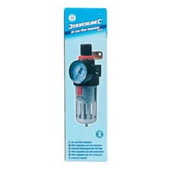 Silverline Filtre Régulateur Pour Air Comprimé 150 Ml -Synthèse D'outils Boutique Silverline 427596 EAN 5055058145161