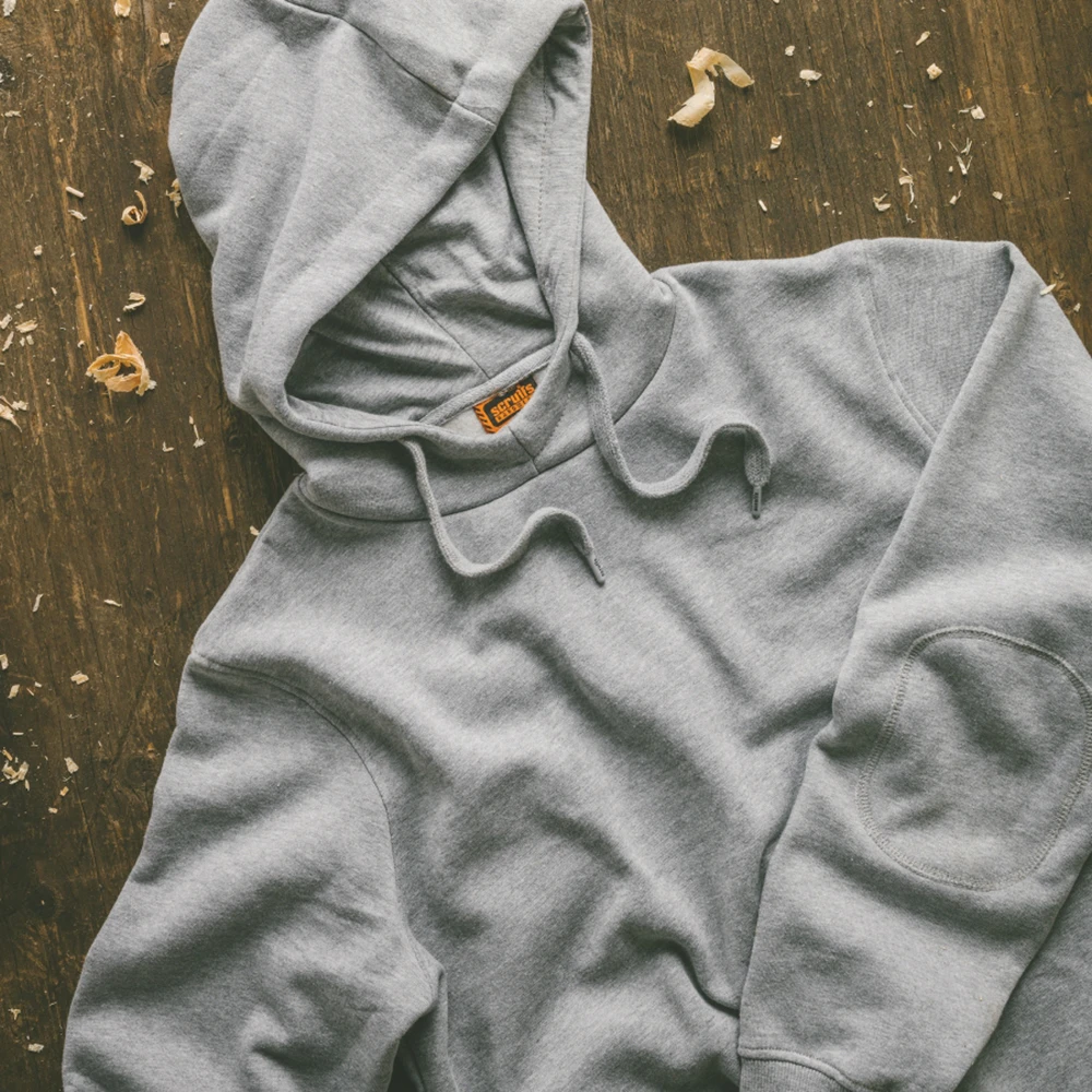 Scruffs Sweatshirt à Capuche Gris Worker Taille M 6 Scruffs Sweatshirt à Capuche Gris Worker Taille M – Image 6