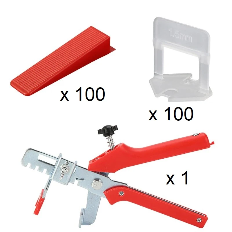 Système De Nivellement Pour Carrelage : Croisillons Niveleurs 1,5 Mm, Cales Et Pince 3 Système De Nivellement Pour Carrelage : Croisillons Niveleurs 1,5 Mm, Cales Et Pince – Image 3