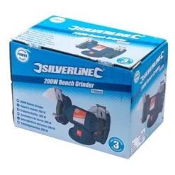 Touret à Meuler 150 Mm - Meule D'établi Silverline -Synthèse D'outils Boutique Touret a meuler detabli Silverline