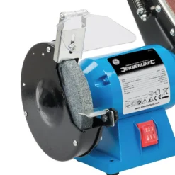 Silverline Touret à Meuler Et Ponceuse Stationnaire 240 W -Synthèse D'outils Boutique Touret a meuler et ponceuse a bande