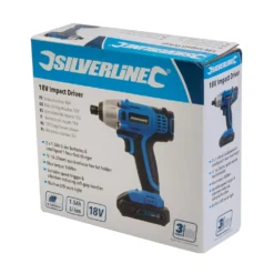 Silverline Visseuse à Chocs Avec 2 Batteries 18V Li-ion 1,5 Ah -Synthèse D'outils Boutique Visseuse a chocs avec 2 batteries 18V Li ion 1 5 Ah 9960 3