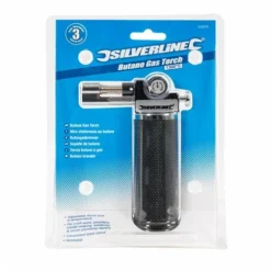 Silverline Mini-chalumeau Au Butane Rechargeable -Synthèse D'outils Boutique chalumeau rechargeable au gaz de briquet