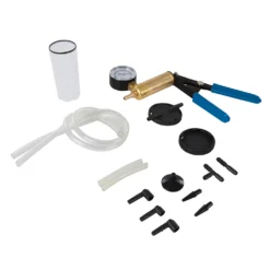 Silverline Kit Purge Liquide De Frein Avec Pompe à Vide Pour Systèmes De Freinage Et D'embrayage Auto -Synthèse D'outils Boutique kit de purge pour freins avec pompe a vide