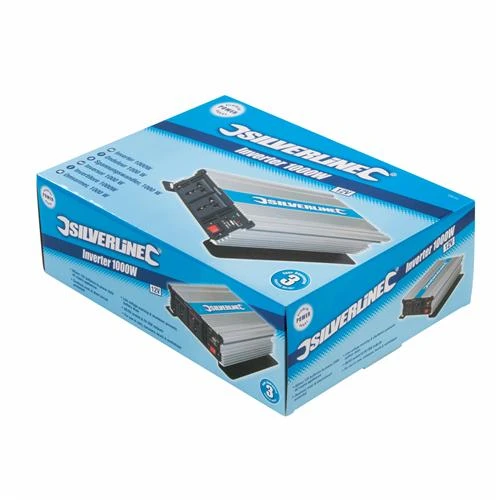 Silverline Onduleur 12 V 1000 W Avec 2 Prises Pour Batterie Automobile 8 Silverline Onduleur 12 V 1000 W Avec 2 Prises Pour Batterie Automobile – Image 8