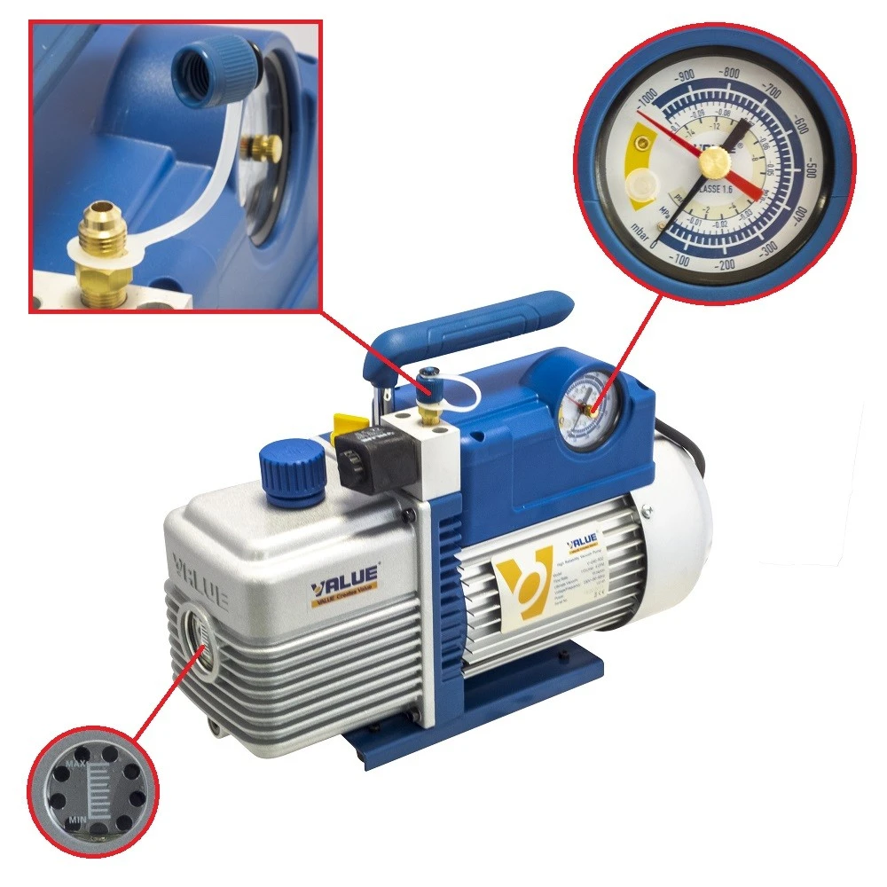 Pompe à Vide Pour R32 70 L/m Value V-i225-R32 5 Pompe à Vide Pour R32 70 L/m Value V-i225-R32 – Image 5